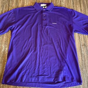 Vintage Sahara Converse Branded Golf Polo Shirt Purple Men’s Size L